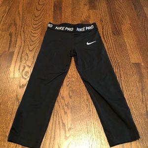 kids nike pro leggings
